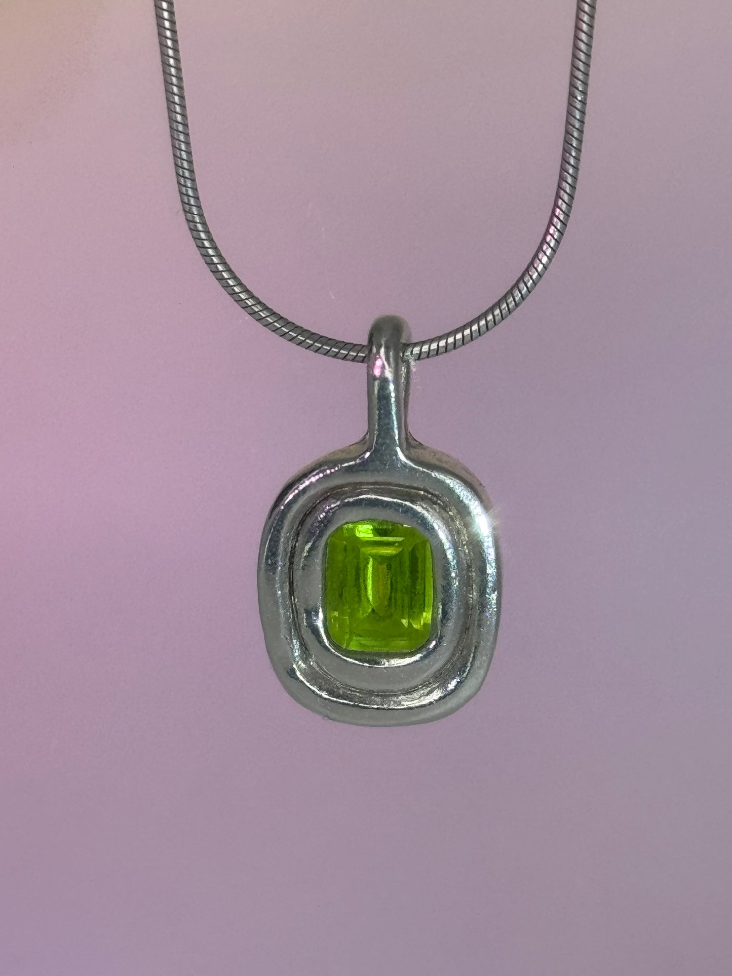 Organic lime pendant