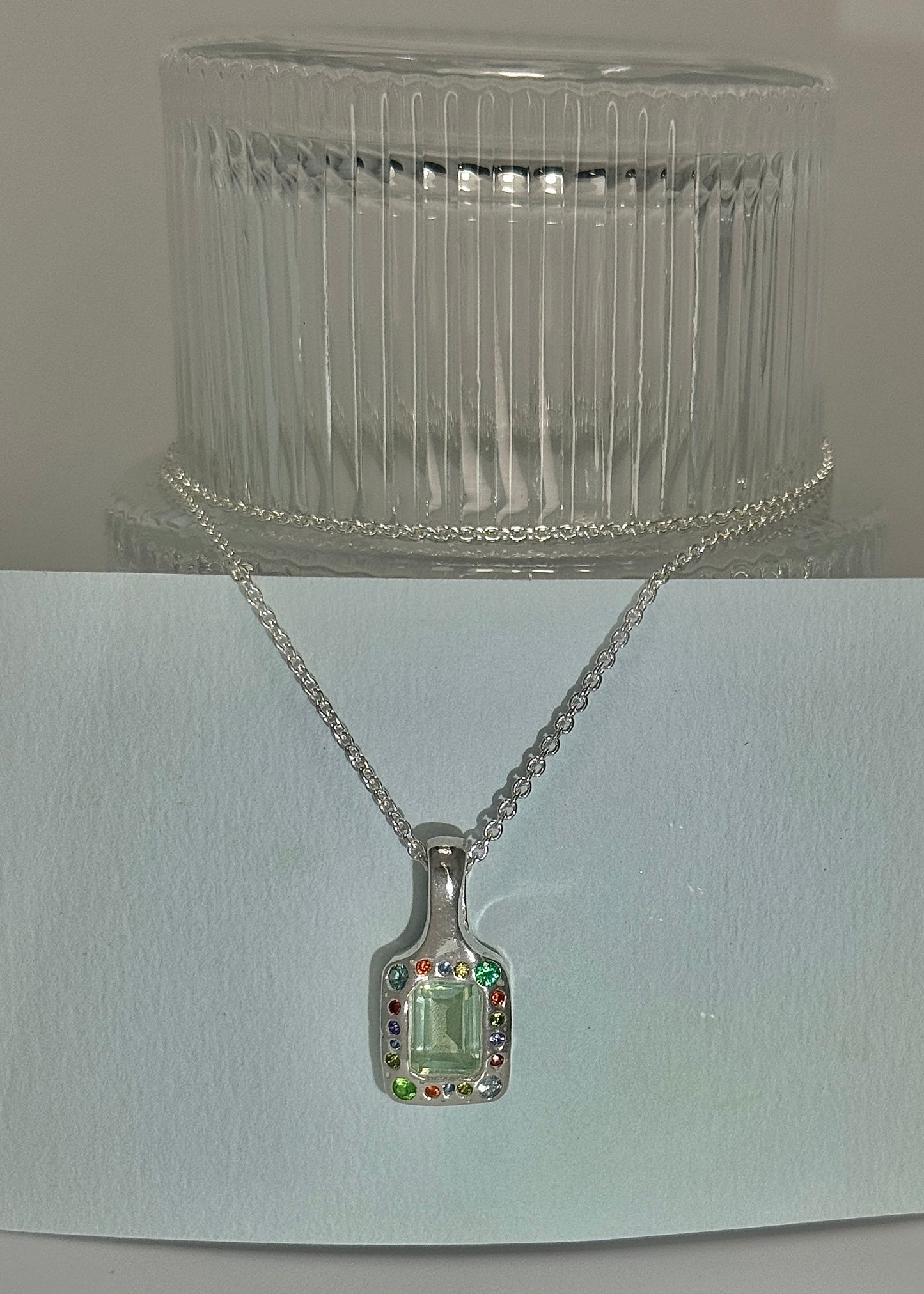 Forest mirror pendant