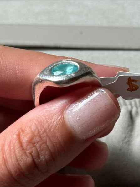 Blue oko ring