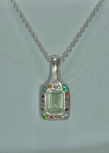 Forest mirror pendant