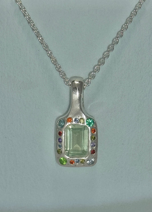Forest mirror pendant