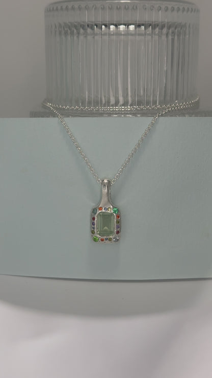 Forest mirror pendant
